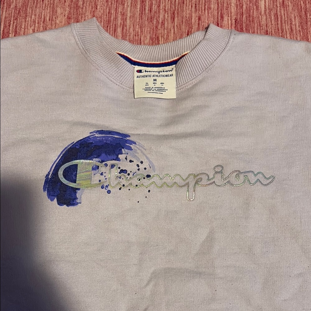 Champion Graphic Sweatshirt - Blue and purple